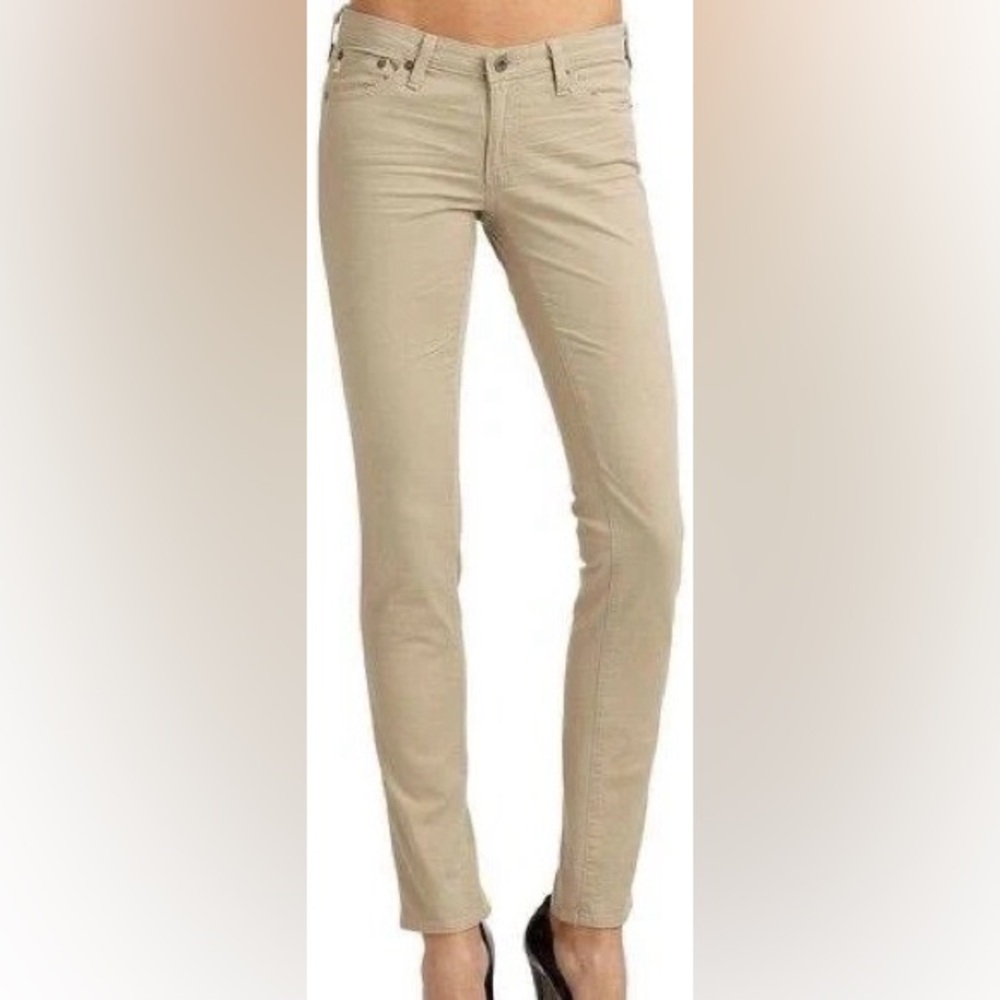 Adriano Goldschmied AG Jeans Standard Slim Khaki Skinny Straight Fit- Size: 28